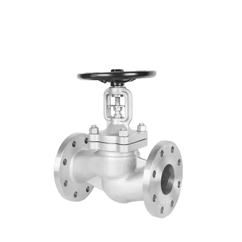 ドイツ標準ステンレススチールベローズ球弁 – 右側図