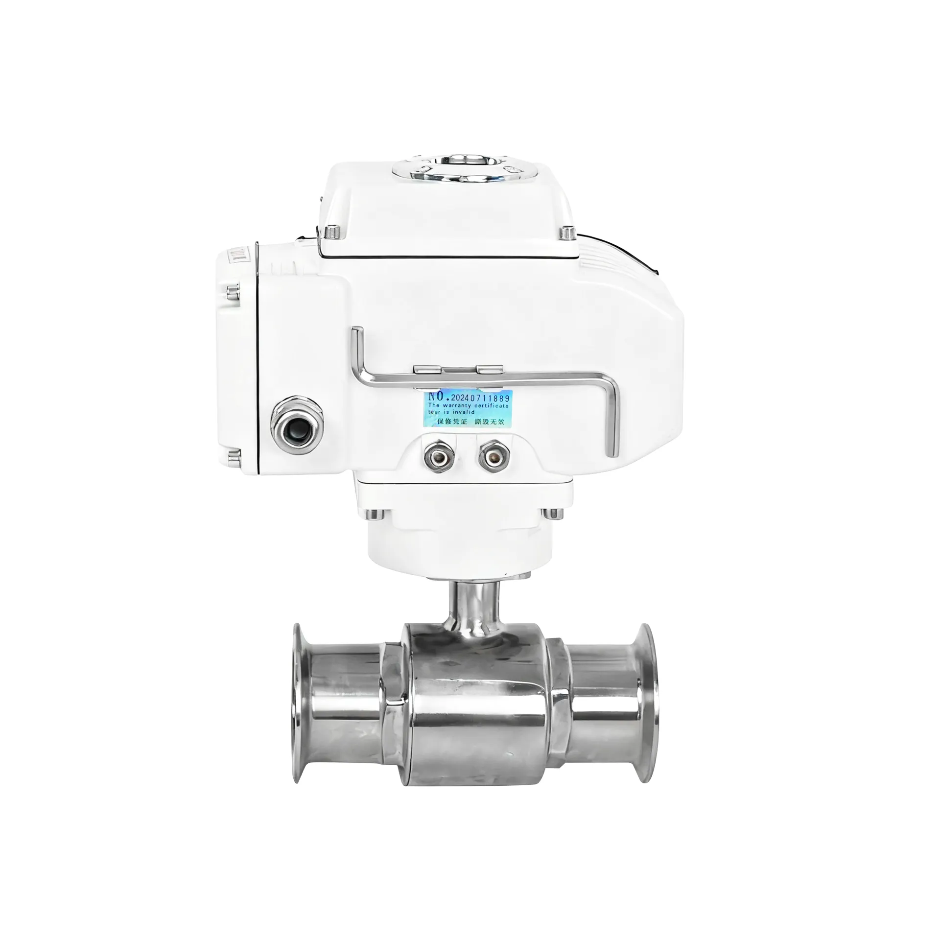 三方向衛生電気ボール弁 5