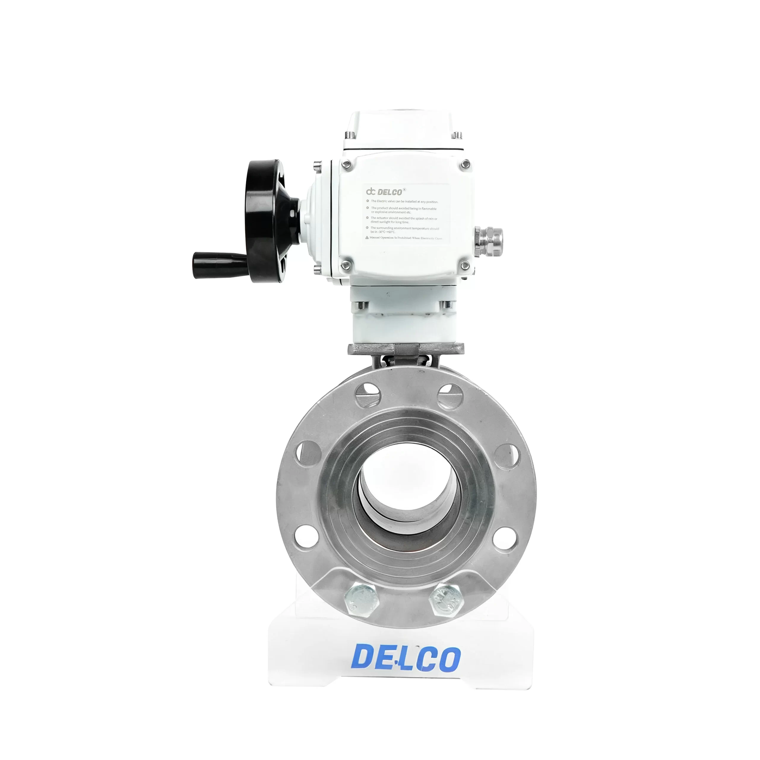 DK55-3PF エレクトリック3ピースステンレススチールフランジ付きボールバルブ 2