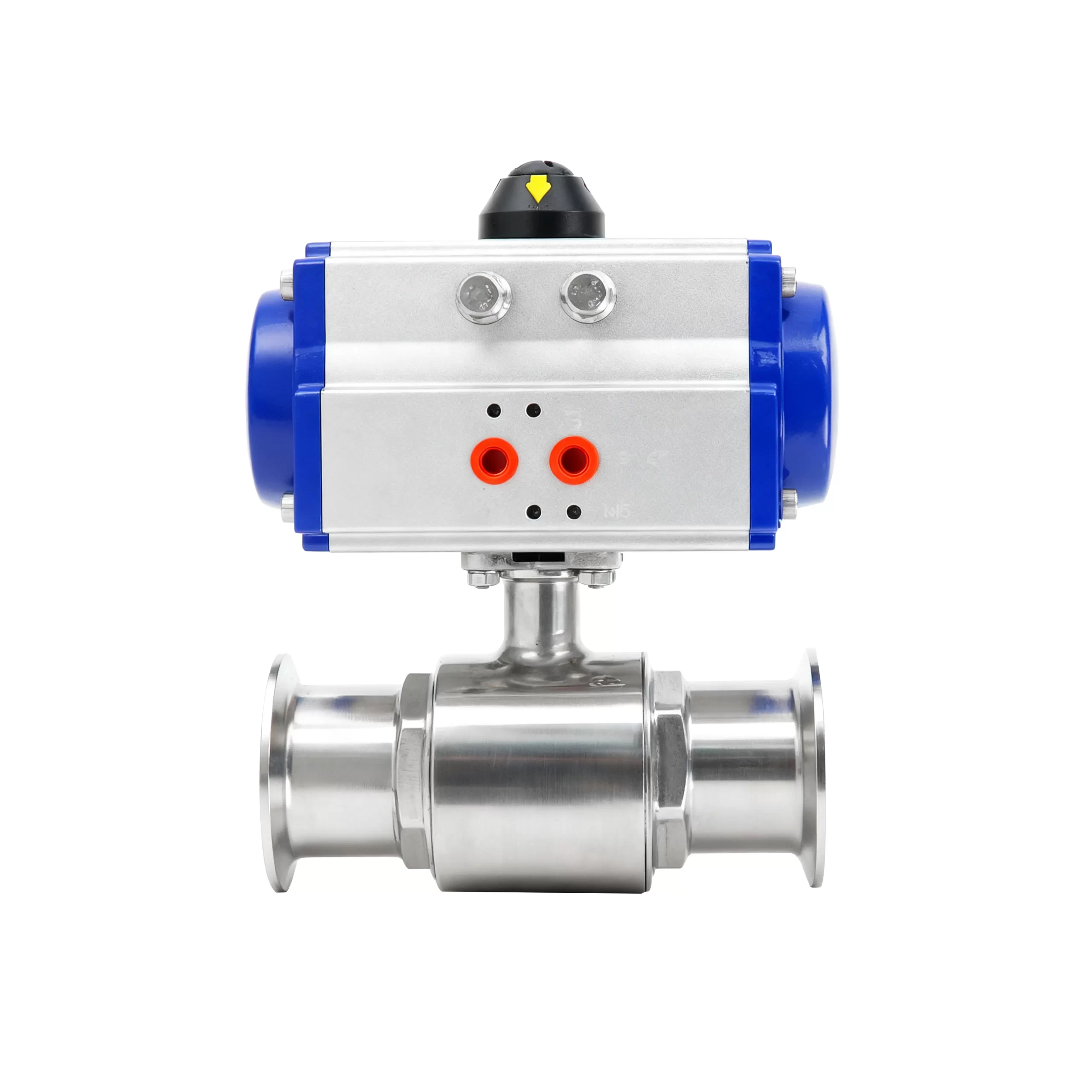 DK66-2WS 空気圧式衛生クランプ・ユニオン・ボールバルブ 1