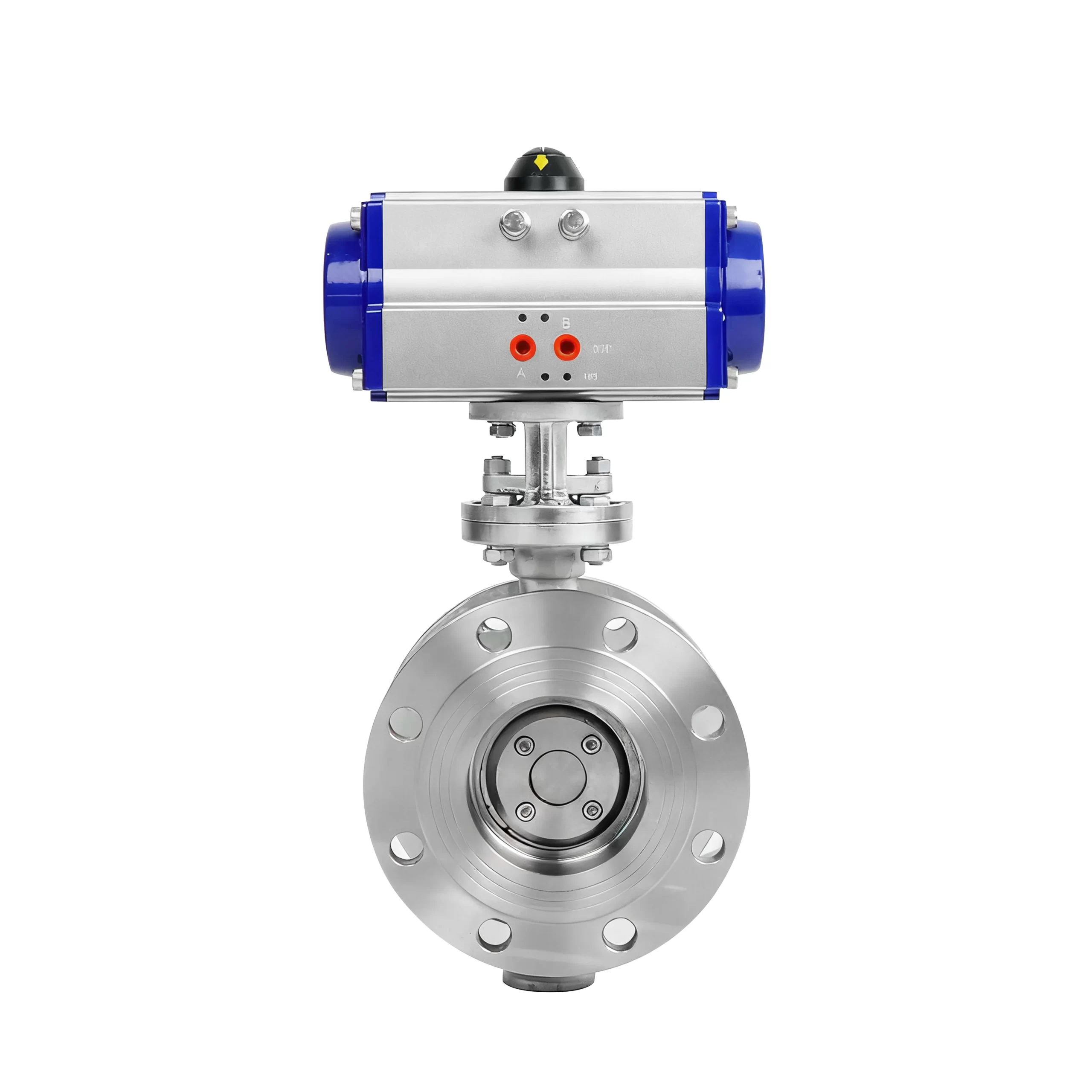 DK67-FB-G Pneumatic Hard Seal Triple Offset Flanged Butterfly Valve 4