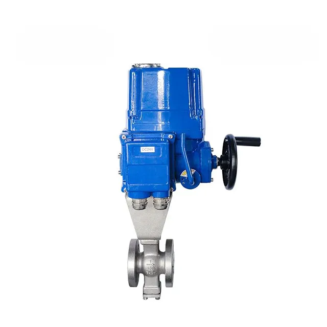 QT-DK55-VF 電気防爆V型フランジボールバルブ 4