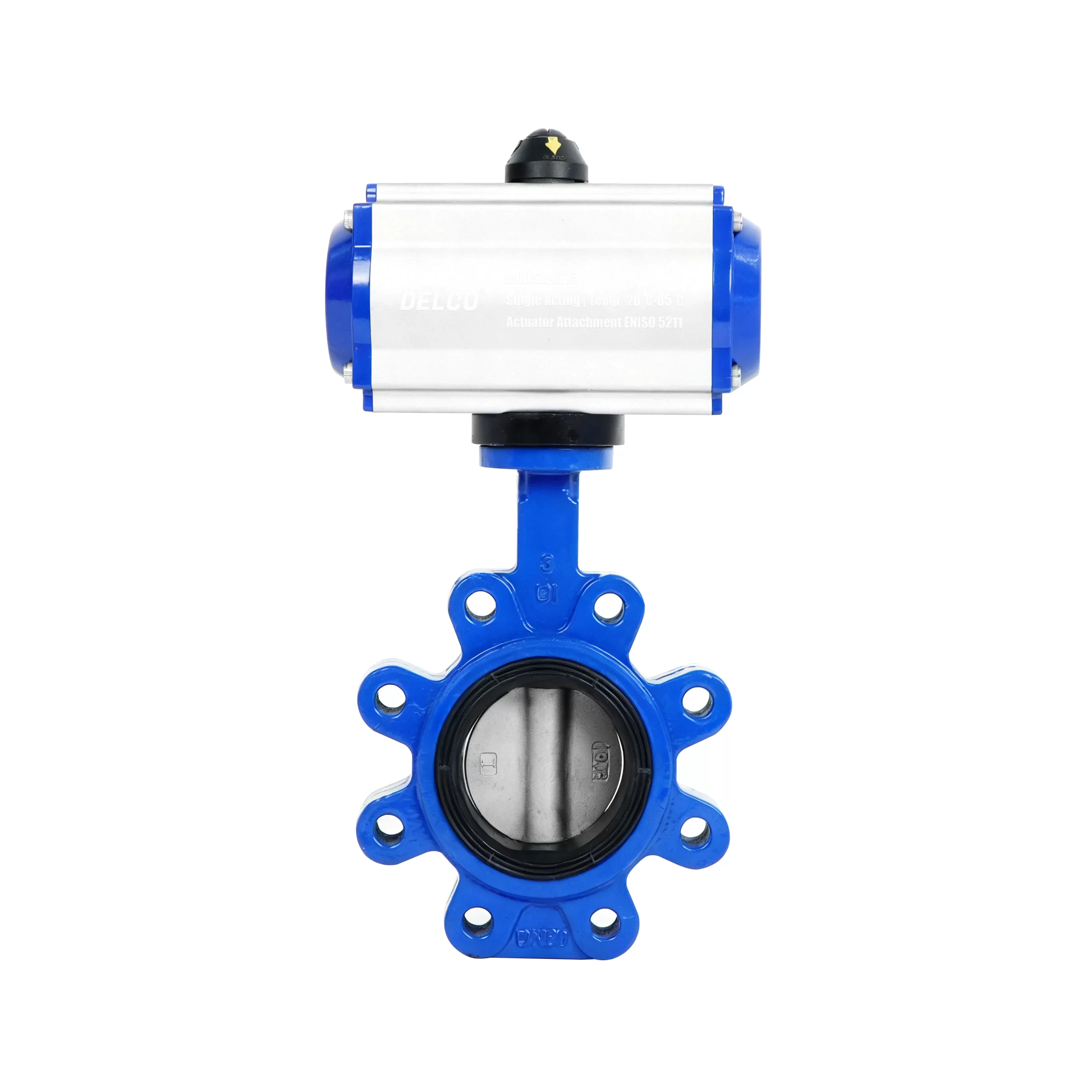 DK67-LB Pneumatic Cast Iron Lug Butterfly Valve 1