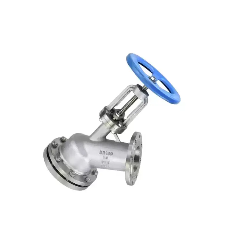 Downward Discharge Tank Bottom Valve, Y-Type Body, Stainless Steel 316 4