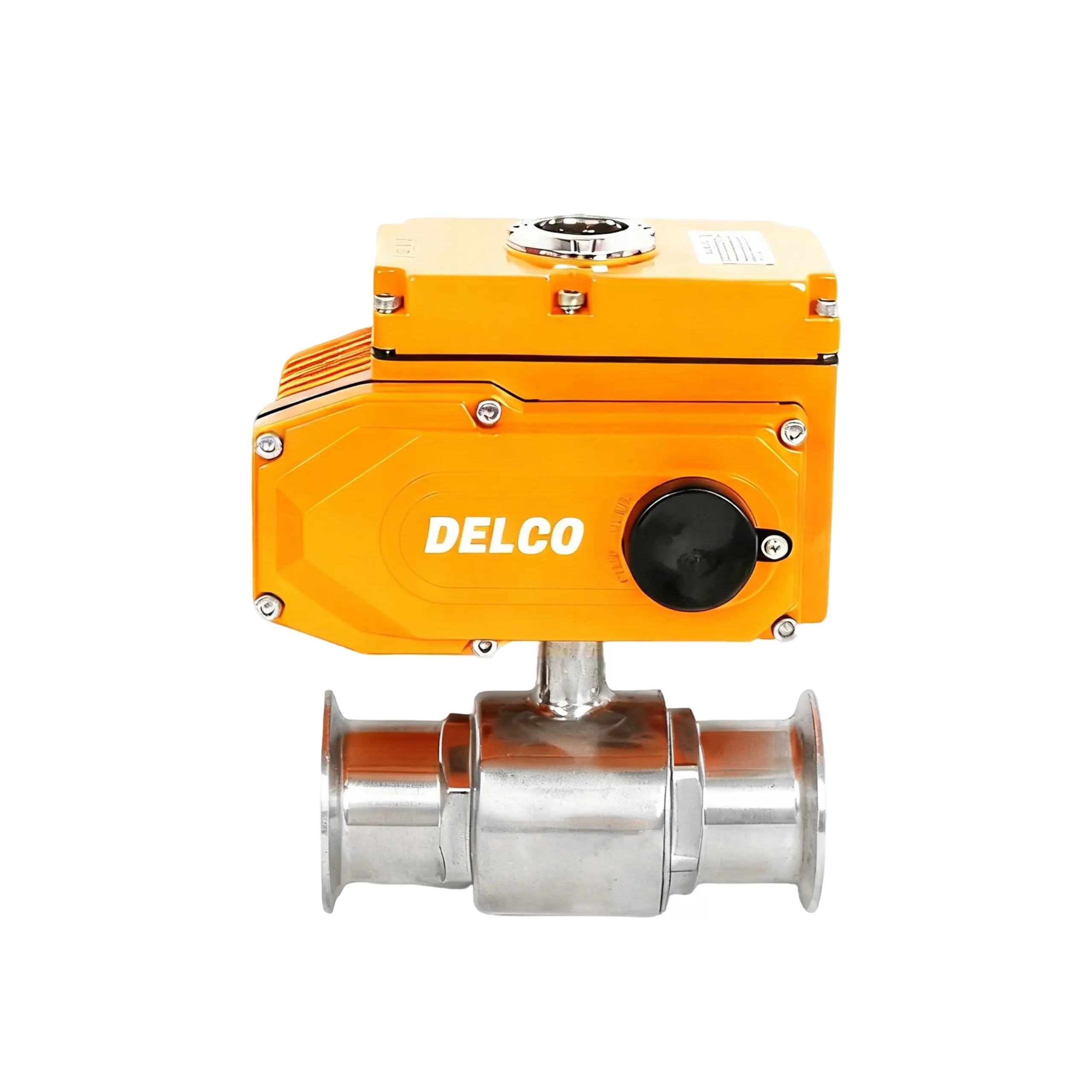 IP67-DK55-2WS Electric Sanitary Two-Way Clamp Ball Valve 4