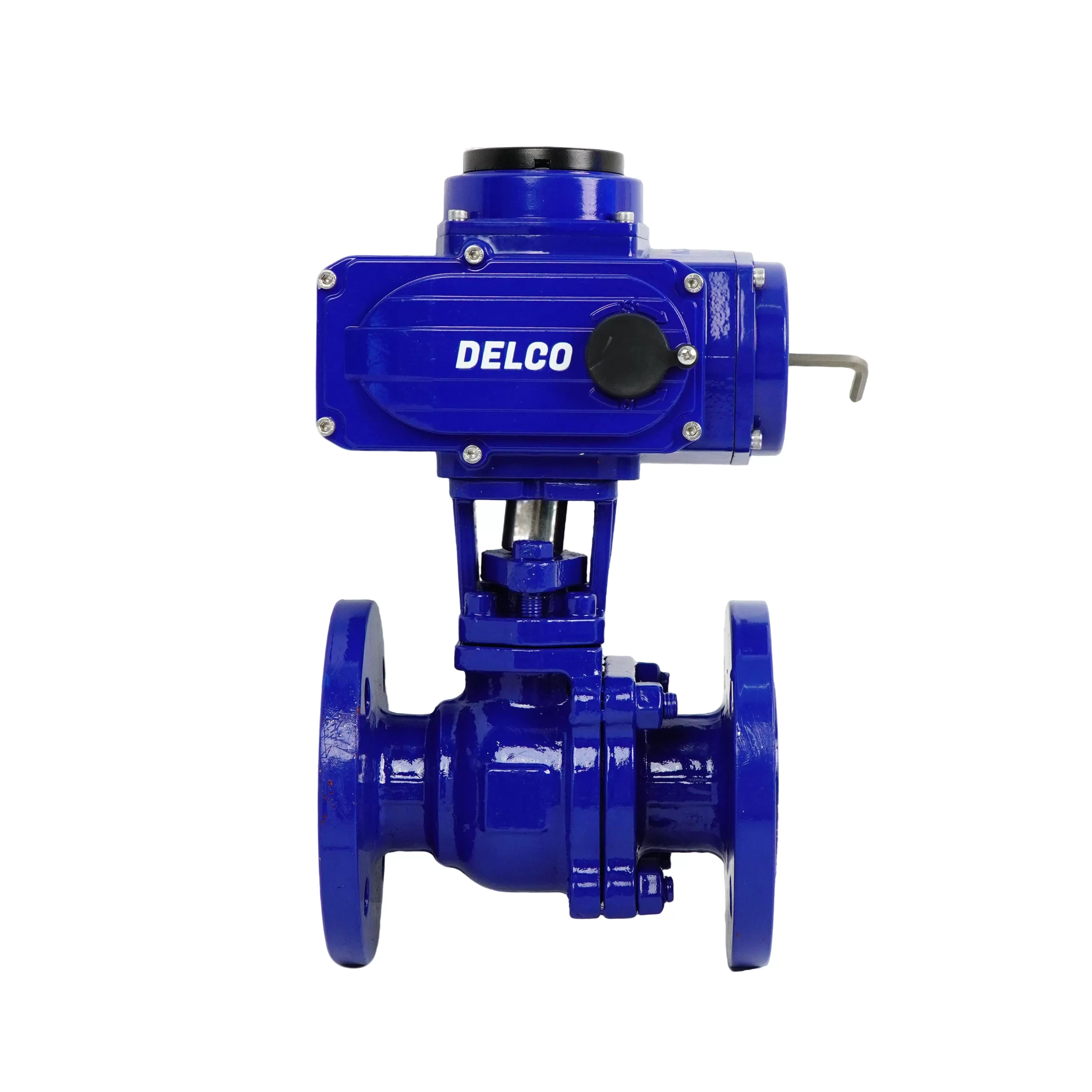 IP67-DK55-CF Electric Two-Way Fluorine-Lined Flanged Ball Valve 7