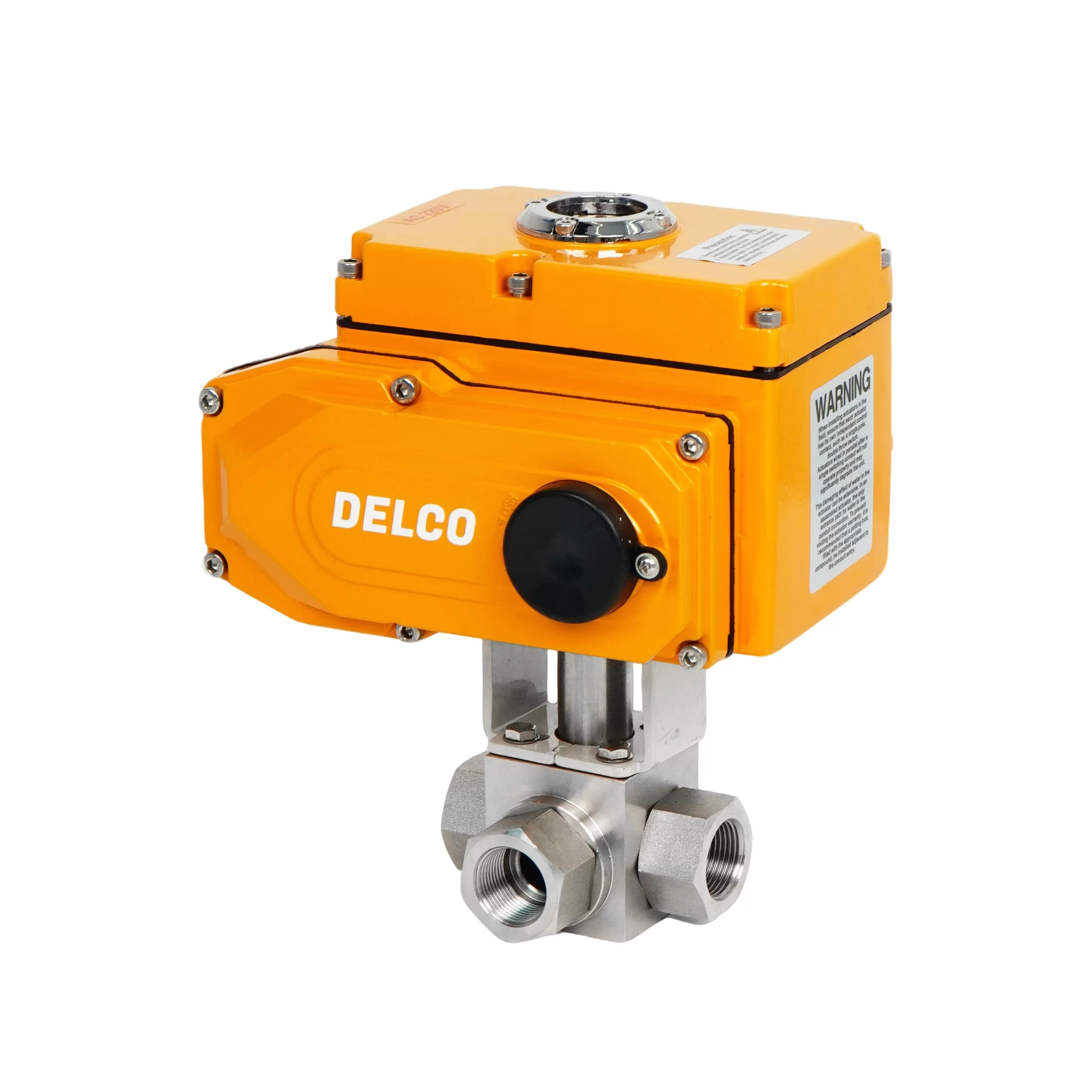 IP67-DK55-HGT Electric Three-Way High-Pressure Ball Valve 4