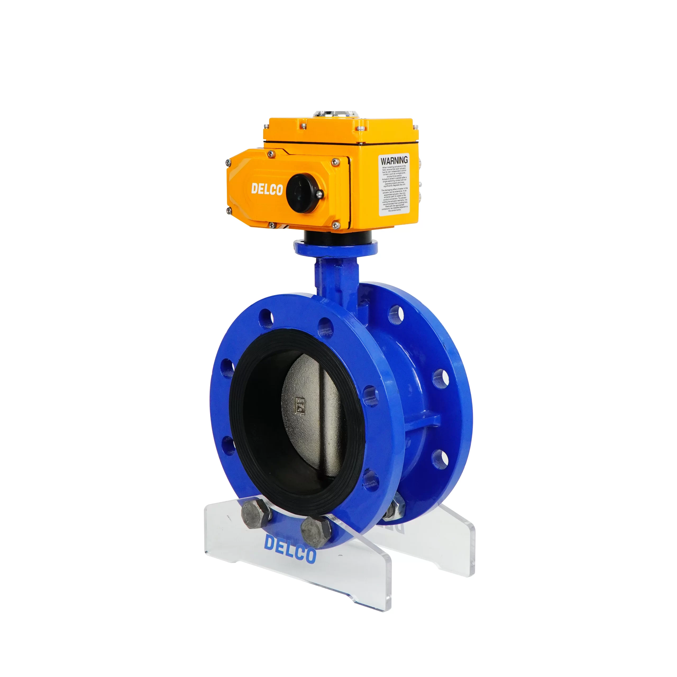IP67-DK56-FB Electric Cast Iron Flanged Butterfly Valve 3
