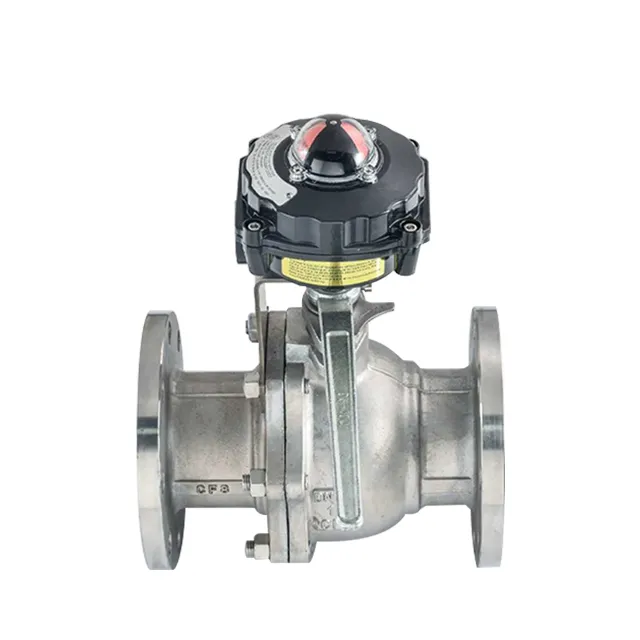Manual Stainless Steel Ball Valve with Limit Switch Box 2