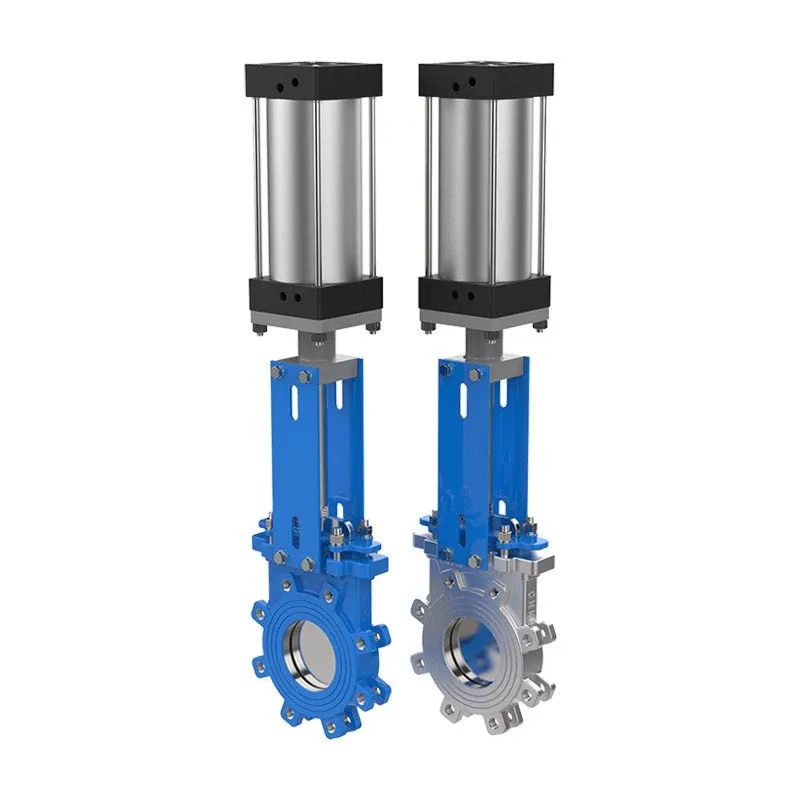 PZ643XH Pneumatic Lug Knife Gate Valve (Cast Steel) 2