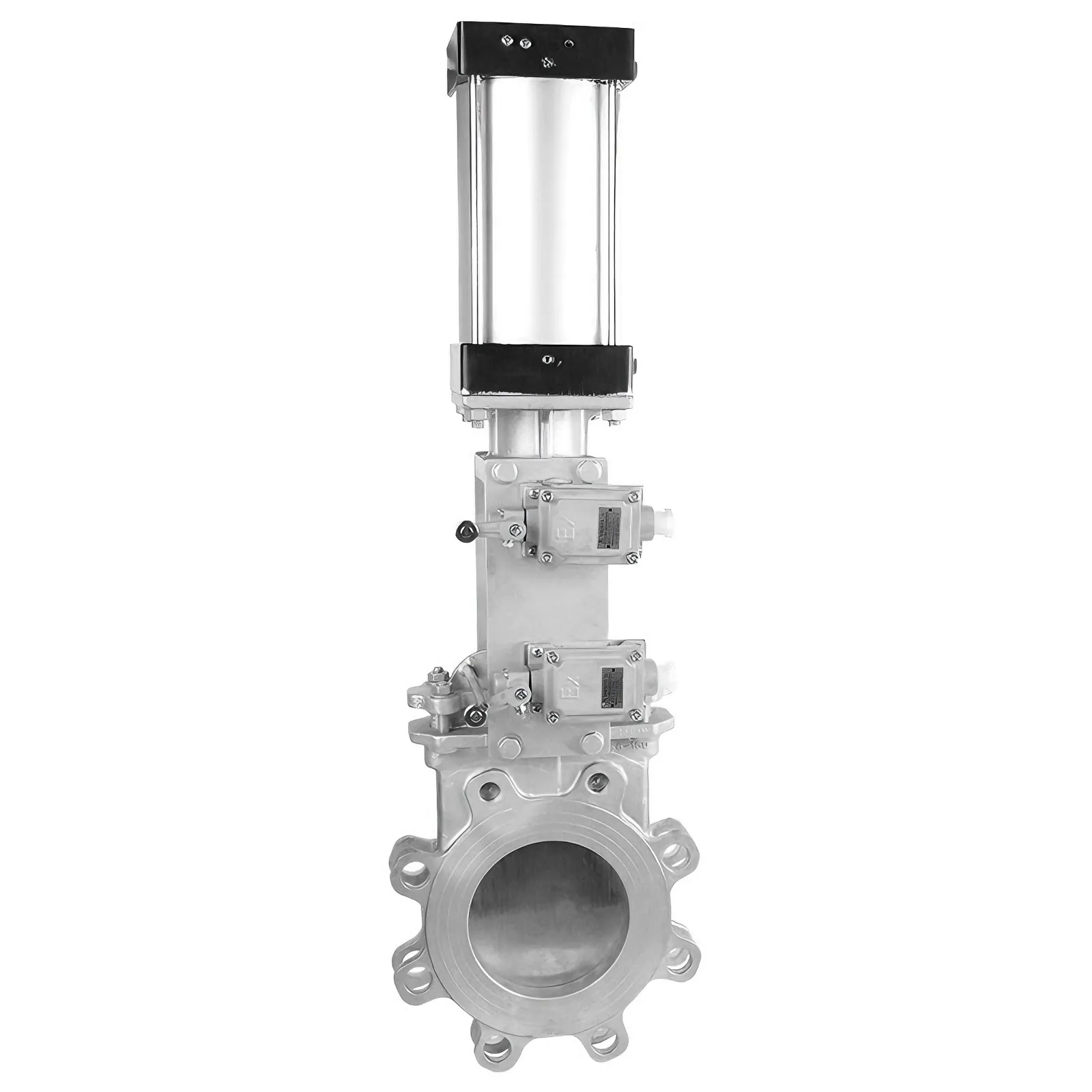 PZ643XH Pneumatic Lug Knife Gate Valve (Cast Steel) 3
