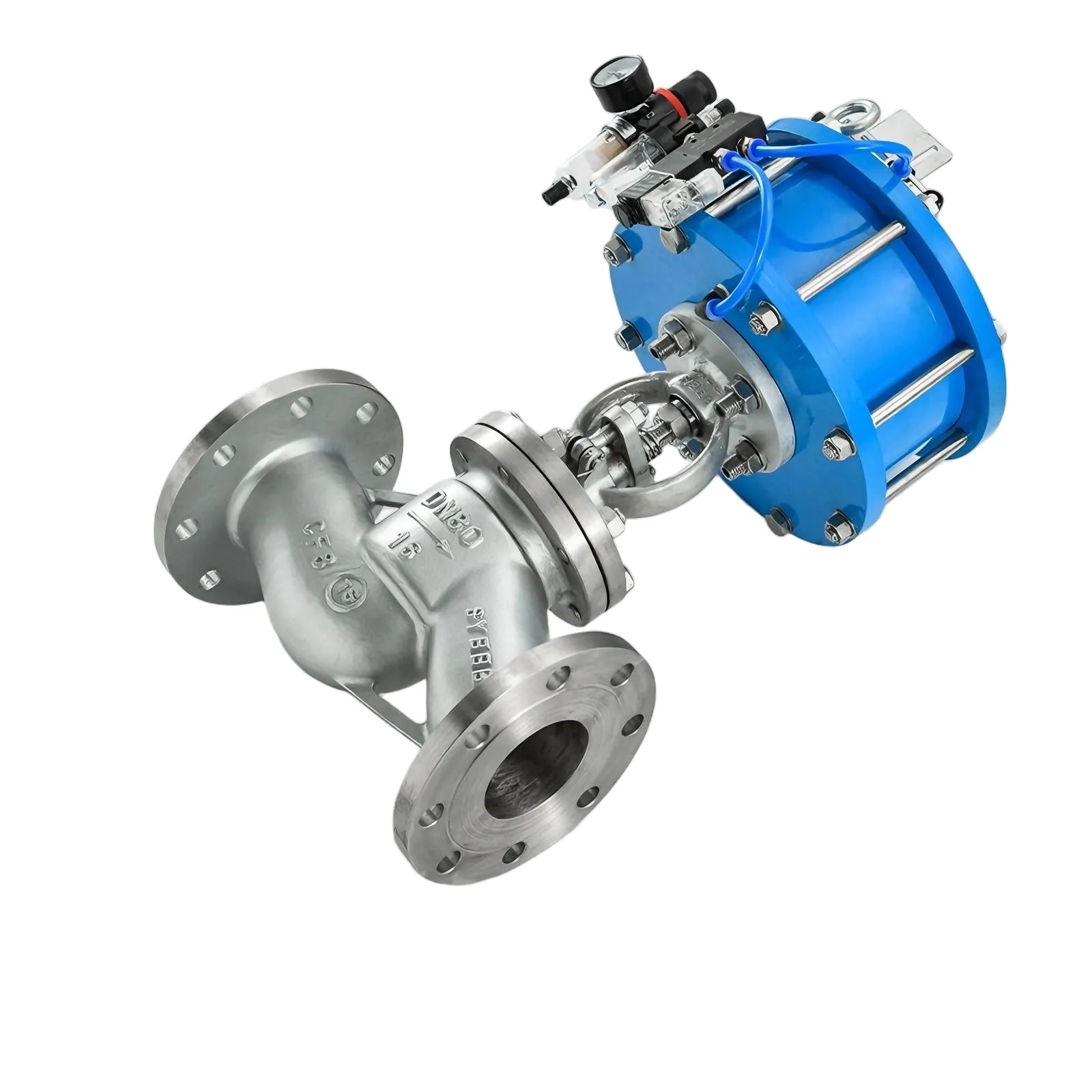 Pneumatic Linear Motion Globe Valve 3