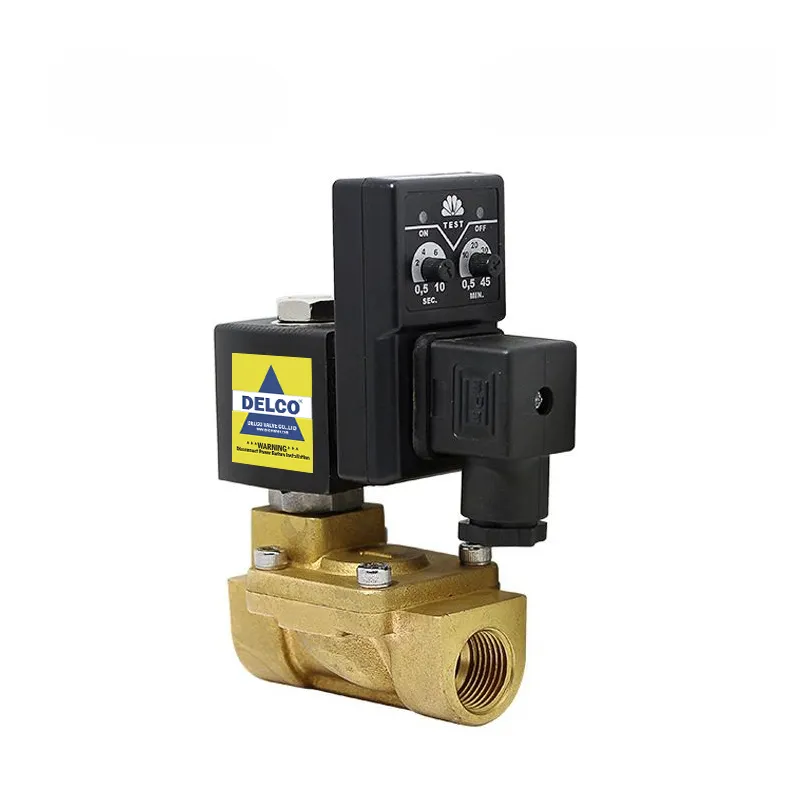 Brass Pilot Operated Solenoid Valve with Timer 3