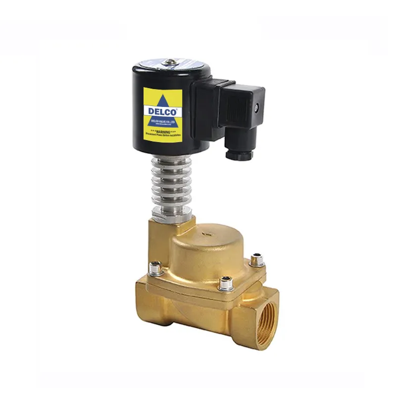 Brass High Temp Piston Solenoid Valve 1