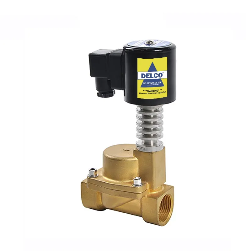 Brass High Temp Piston Solenoid Valve 2