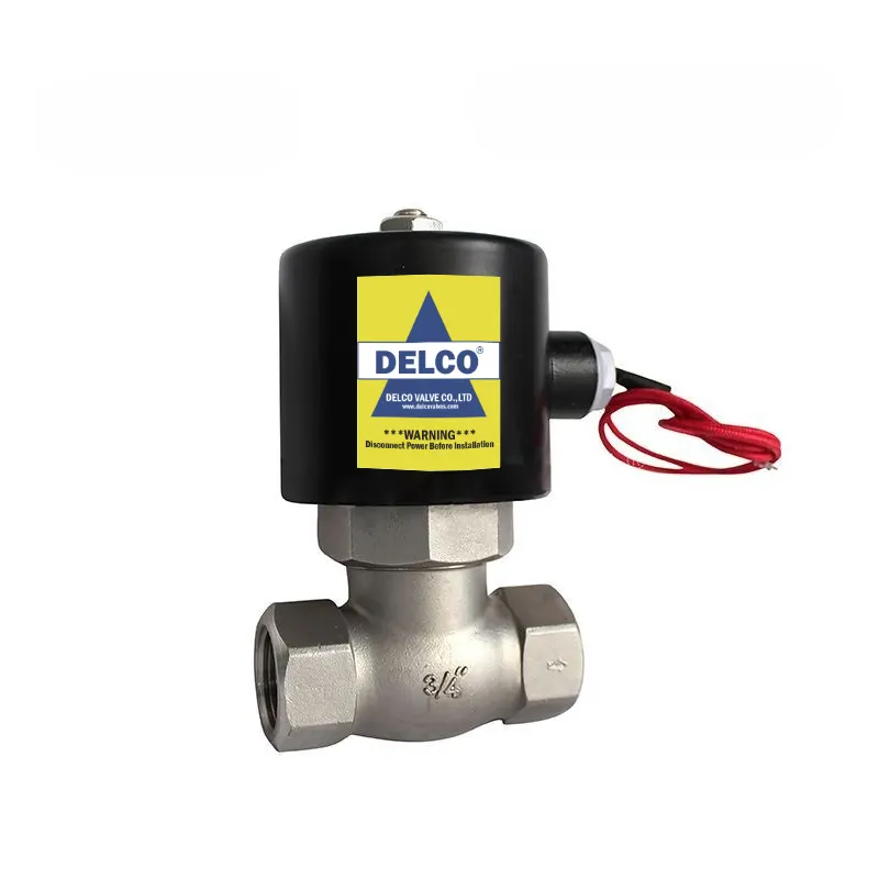 SS Pilot Operated Piston Steam Solenoid Valve