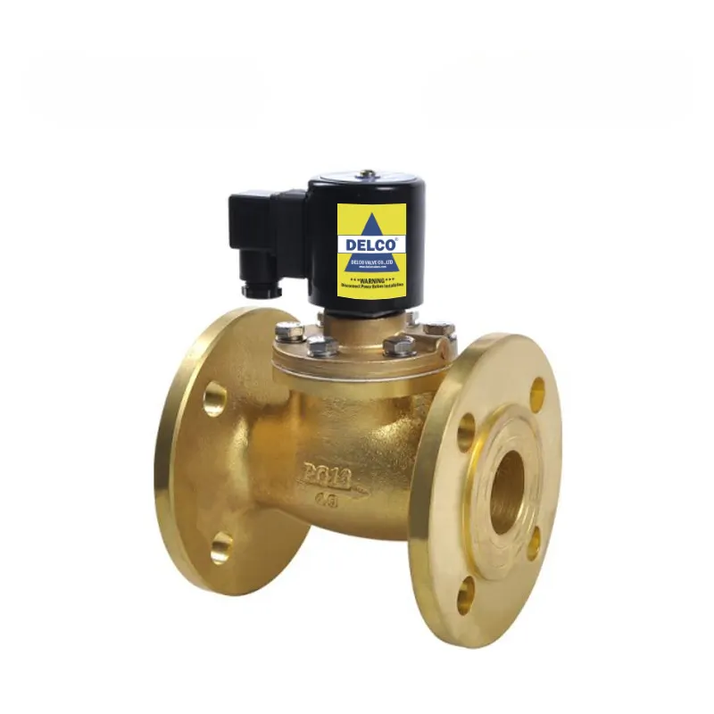 Brass Flanged Steam Piston Solenoid Valve DN15-DN100 180°C 2